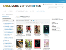 Tablet Screenshot of englischezeitschriften.de